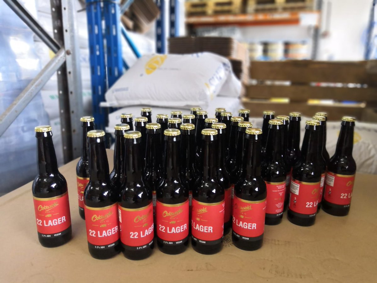 cotswoldbrewing's tweet photo. #22Lager • 2.2% ABV • vegan • 70 calories • contains half the alcohol units of a typical lager without compromising on taste and hoppiness! https://t.co/lR5T8iAqPN