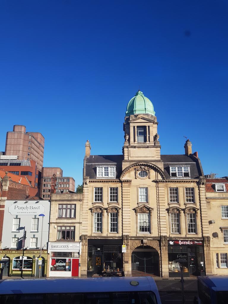 Glorious day at <a href="/OurCanary/">Orli</a> HQ #bristol #blueskies #newweek