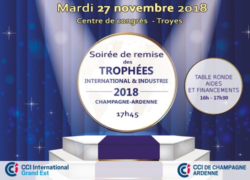 [Save the date] Le RDV de la Champagne-Ardenne qui réussit à l’International, et de celle qui aspire à y exceller !
👉#Troyes
👉27.11.2018 - A partir de 16h pour les tables rondes, cérémonie à 17:45
👉Centre de Congrès
👉Event <a href="/CCIexport_GE/">CCI International GE</a> en partenariat avec la <a href="/CaissEpargneGEE/">Caisse d’Epargne Grand Est Europe</a>