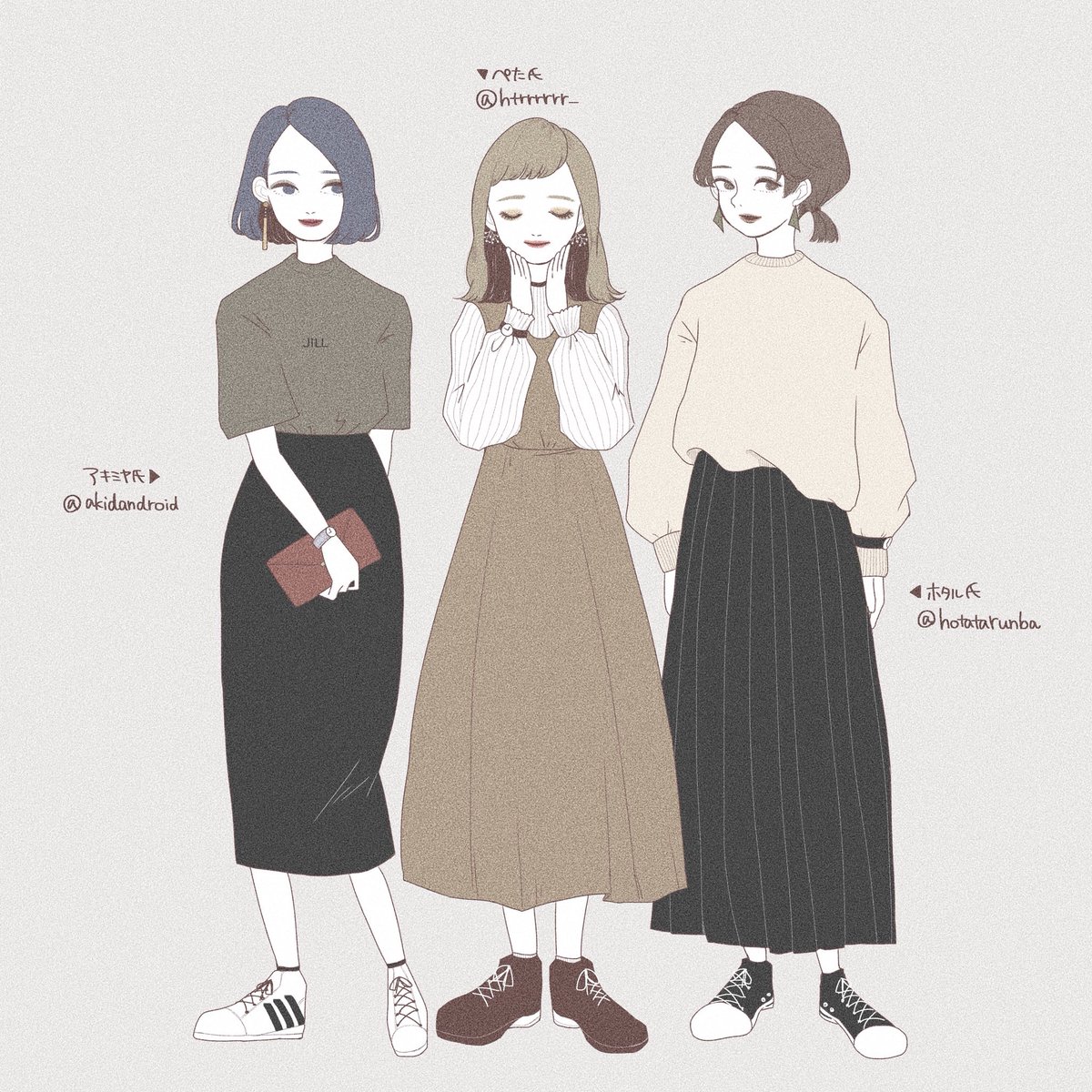 いいねした人をイメージして描く