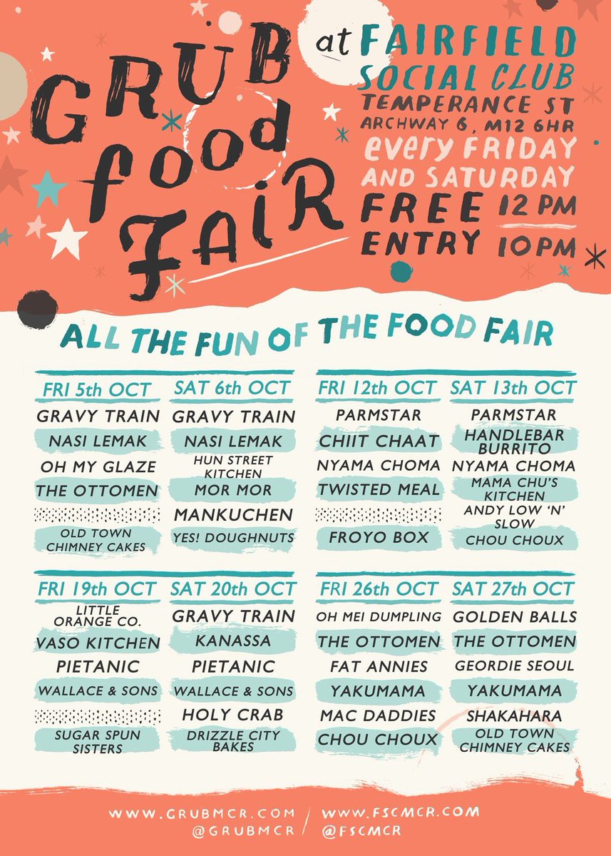 GRUBMCR's tweet photo. This Saturday @MankuchenEvents are bringing you this Alsatian treat. 
Crispy wood fired base, creamy creme fraiche and cheese with your choice of traditional toppings. 
Delightful! https://t.co/4rv5wXSOCy