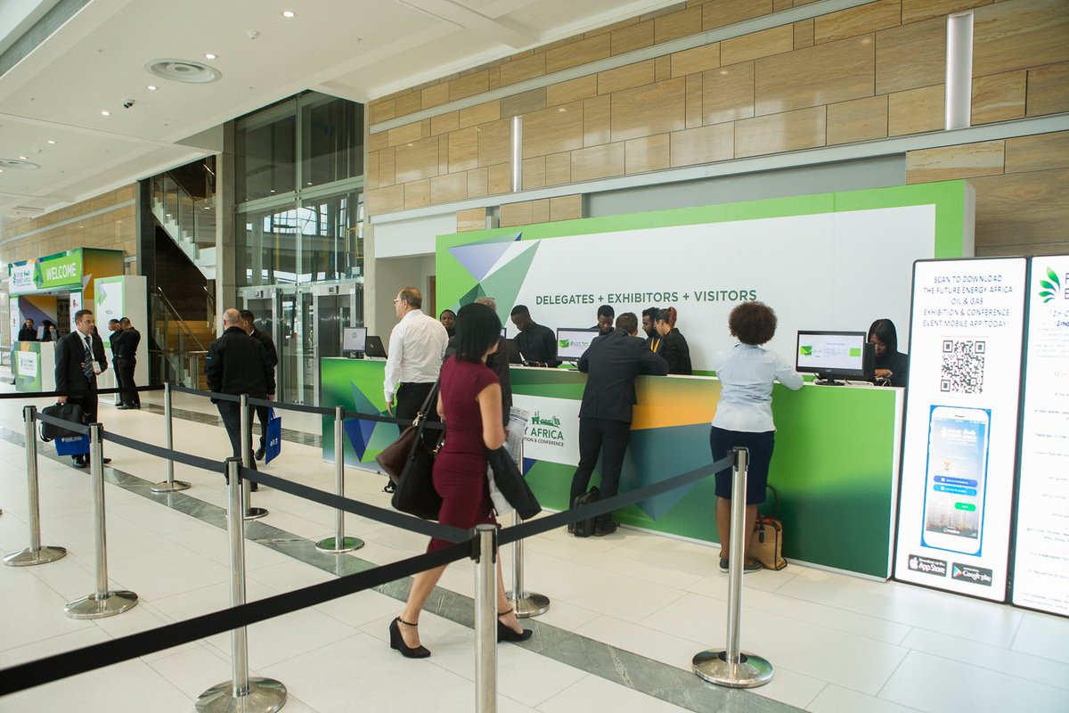 FutureEnergyAF's tweet photo. Glimpses from Day 1 at Future Energy Africa! event offers an exhibition, a Centre of Technical Excellence theatre and an industry-lead Strategic Conference. Join us at the CTICC 2, Cape Town. #oil #gas #energy #conferences #exhibition #SouthAfrica https://t.co/rv21Vk9wqk
