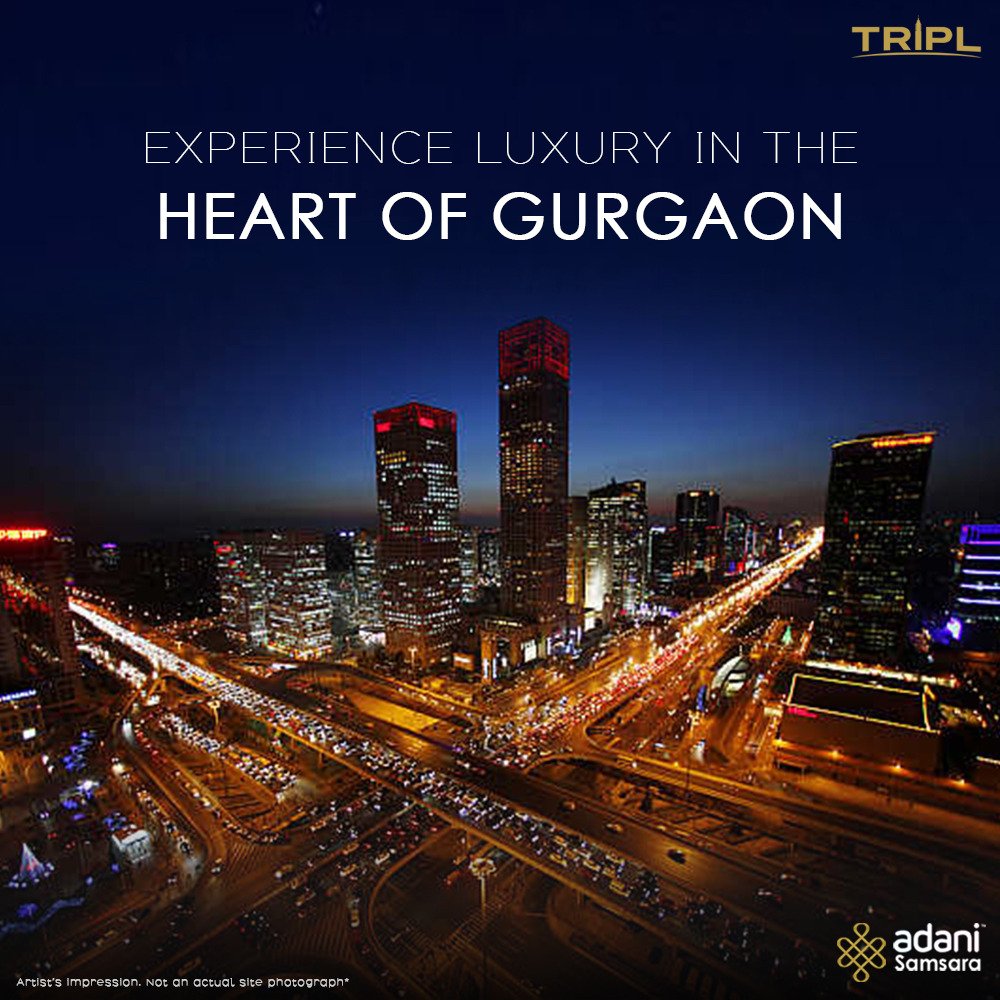 tripl_official's tweet photo. Adani Samsara, situated in the heart of Gurgaon is a neighborhood that defines a new way of living. 
Experience luxury like never before!
Website: https://t.co/SYxVwoQ15i
Call +91 92666 65525 https://t.co/I7YoE8CIwd