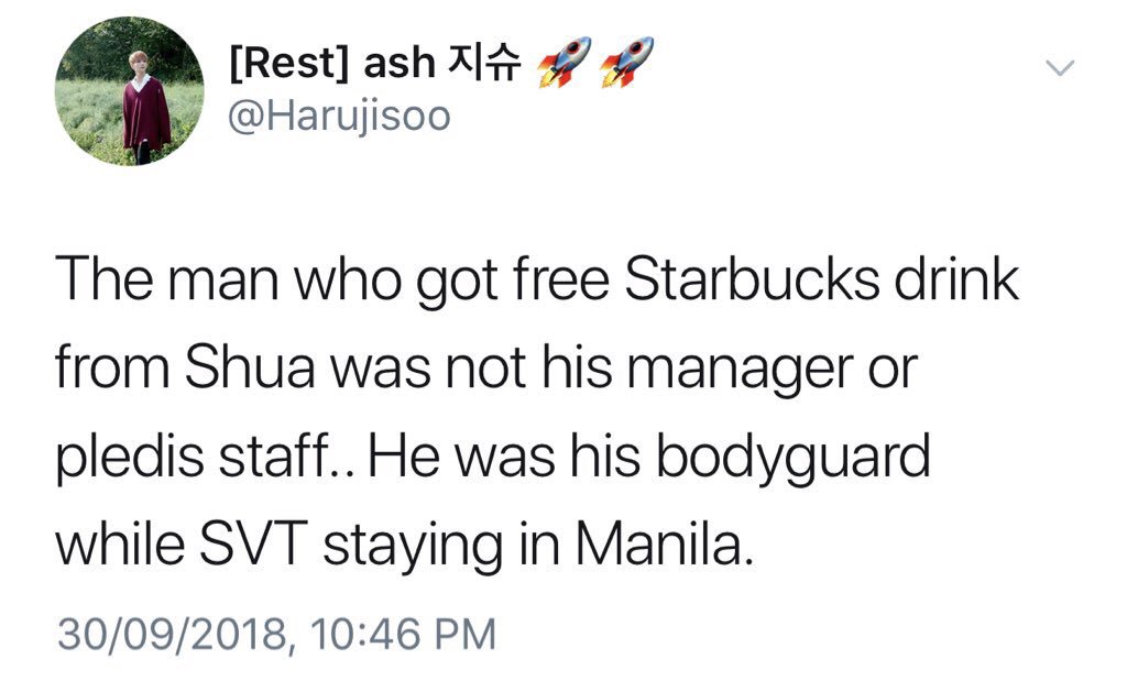 shuailormoon's tweet photo. that’s what i love the most about joshua. even tho he’s already an idol, he still never fails to put his feet on the ground &amp; stay humble ♡ he is indeed a boy that is filled with good things &amp; the universe is just beyond lucky to have him :”) https://t.co/d53Spqu9uD