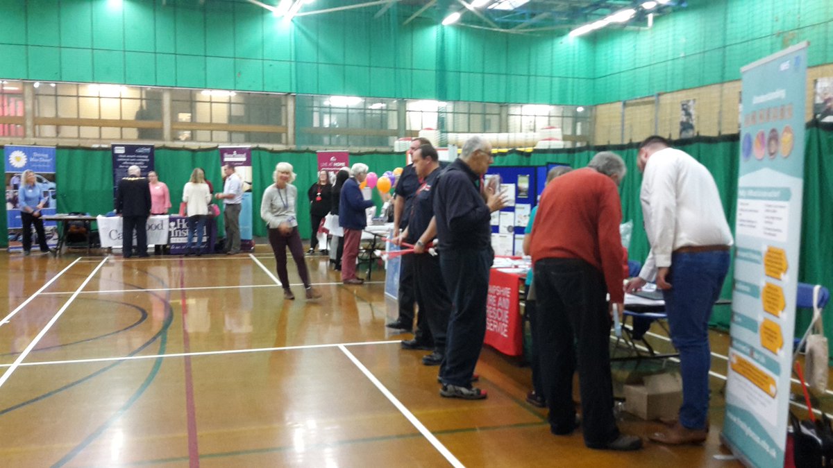 A great turnout at the #Winchester Older Adults Wellness Event. So good to see so much support for #OlderPeople! #OlderPeoplesDay #IDOP2018 <a href="/HobbsRehab/">Hobbs Rehabilitation</a>