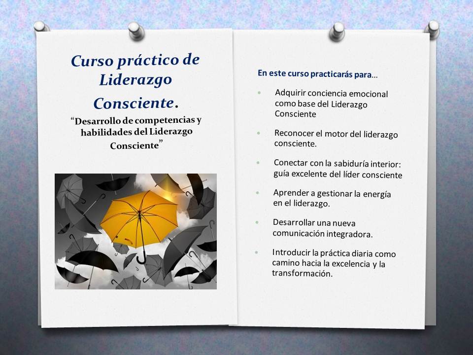 judimat's tweet photo. CURSO PRÁCTICO
“Desarrollo de competencias y habilidades del Liderazgo Consciente” Se necesita una práctica constante, diaria, en aquellas competencias y actitudes que nos llevan a integrar en nuestra biología el liderazgo consciente. ¿Quieres convertirte en Líder Consciente? https://t.co/UpVCm8LZON