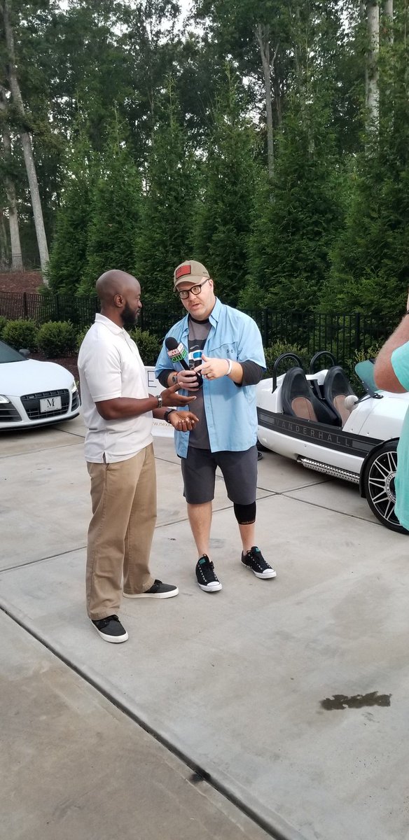 bellaboca65's tweet photo. @NexxaTransport on @WCCBNewsRising Wilson's World talking #DriveForADream to support @TDDDF &amp; @RMFYCharlotte. https://t.co/hcRNvi84iR