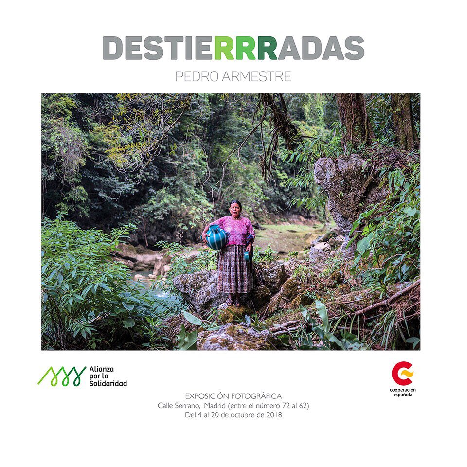 PedroArmestre's tweet photo. Mujeres defensoras de los recursos naturales y los derechos humanos .El próximo jueves llegan a la calle Serrano de Madrid para quedarse dos semanas #destierrradas @AxSolidaridad https://t.co/B7b9Ms36MF