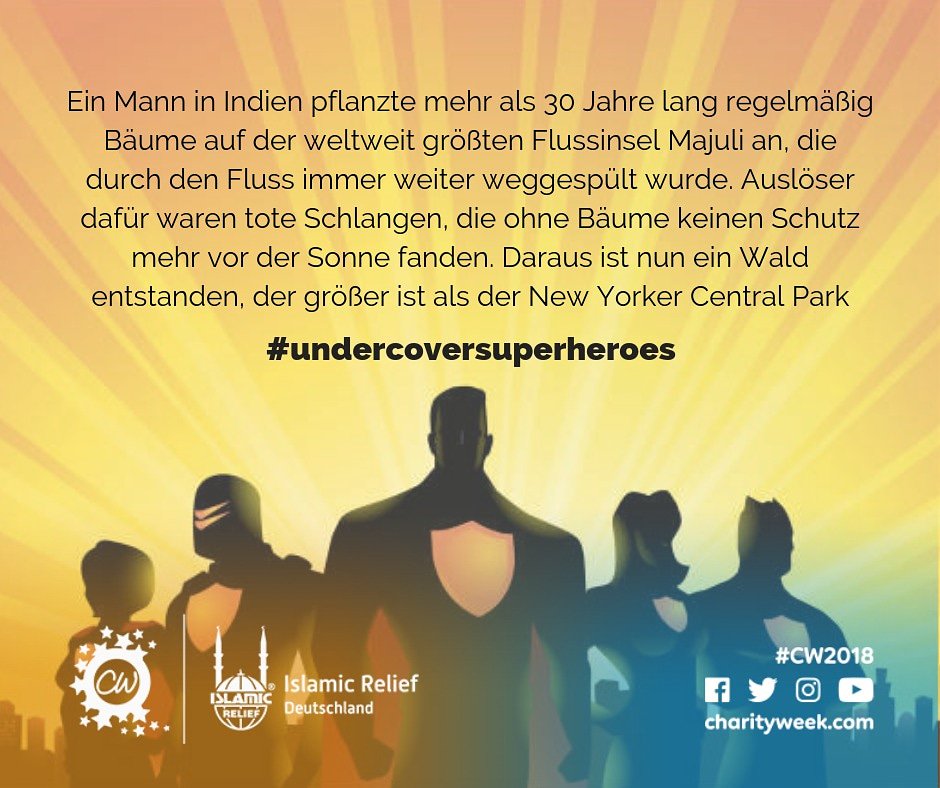 Undercover Superheroes #8
Selbst ein kleiner Hauch Barmherzigkeit kann die Welt verändern. 
#CW2018 #LetsGrowTogether