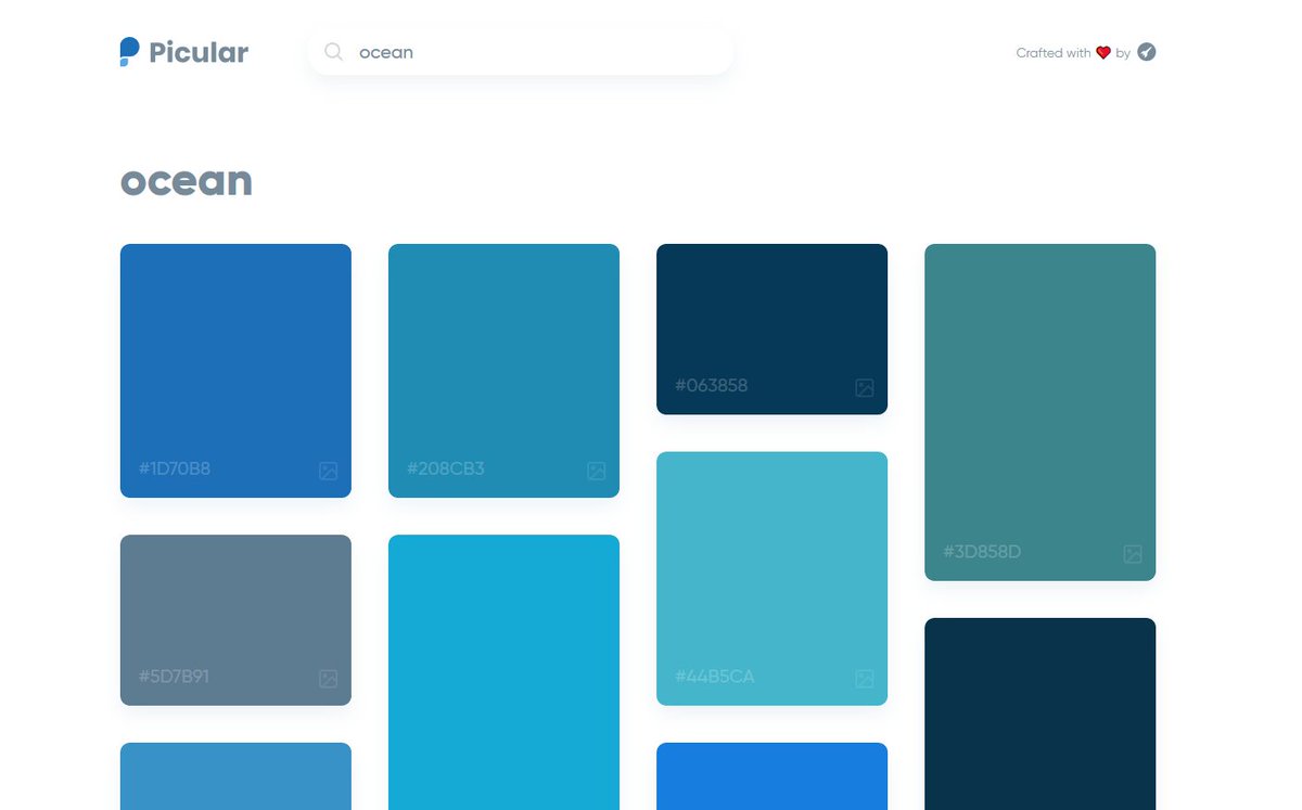 ImmobiliareLabs's tweet photo. Si fa presto a dire blu oceano...
Ora c’è #Picular, il motore di ricerca per chi lavora con i #colori che permette di esplorare le tonalità collegate ai termini ricercati.
https://t.co/sovrM8JW5u https://t.co/yjcalc38BM