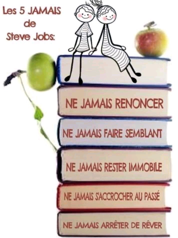 KiyouSAMA7's tweet photo. Simple mais difficile à mettre en application... @SteveJobsFilm une vie d'inspiration... #Entrepreneur #Lifesrules https://t.co/d9QYapRdFe
