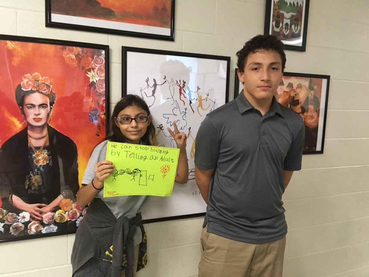 c_uresti's tweet photo. @NISDPatNeff Uresti’s Advisory. “ _How to stop bullying advice. https://t.co/jhwZyR7pB4