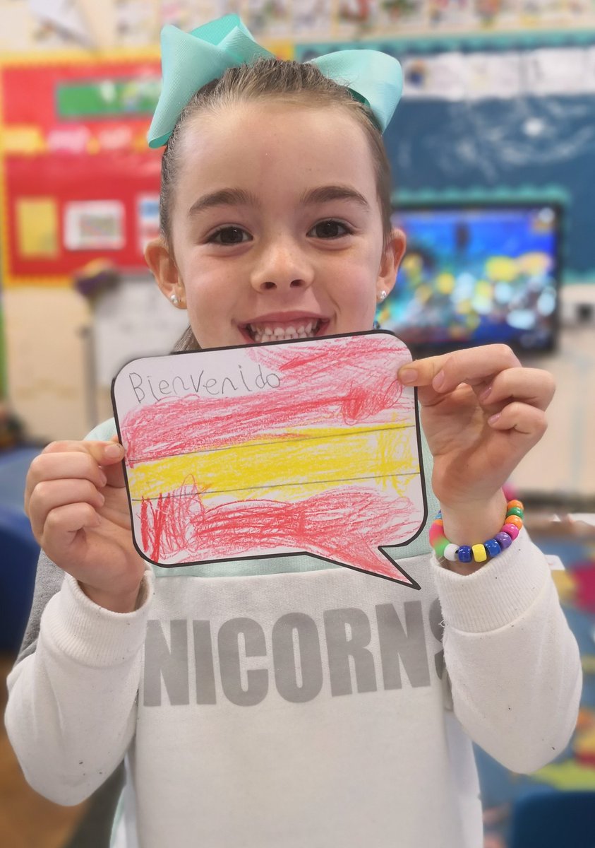 portmeadp's tweet photo. For European Day of Languages we looked at different ways we can greet people. We also made a collage and learnt a few songs too. #pmdpy2 #pmdplit #coeEDL https://t.co/34Gk08UZML
