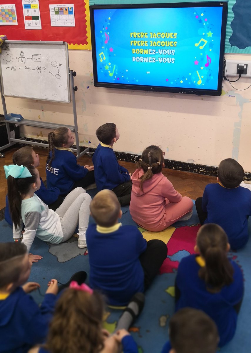 portmeadp's tweet photo. For European Day of Languages we looked at different ways we can greet people. We also made a collage and learnt a few songs too. #pmdpy2 #pmdplit #coeEDL https://t.co/34Gk08UZML