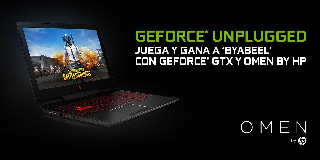 byAbeeL's tweet image. 🔥¿99 jugadores contra mí en PUBG?🔥 Si ganas la primera fase, podrás jugar conmigo en persona y si ganas en la segunda fase, podrás llevarte además un portátil @omenbyhp_es. ¿Aceptas el desafío? Apúntate respondiendo a este tuit con el hashtag #OMENGeForceUnplugged