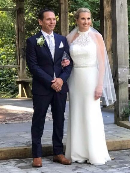 potteh2's tweet photo. Finally married my best friend Saturday! Thankful my dad could walk me down the isle. Ring bearer is grandson Alex, granddaughter Nora flower girl. #finallyhitched https://t.co/5d7ChaCfYm
