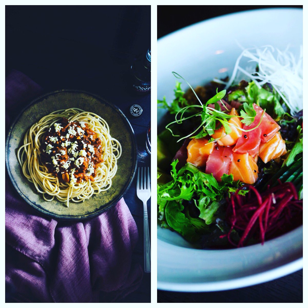 theDinerFR's tweet photo. Plutôt #pokebowl ou #bolognaise pour épater son eater ? https://t.co/CFqGZRu7K7