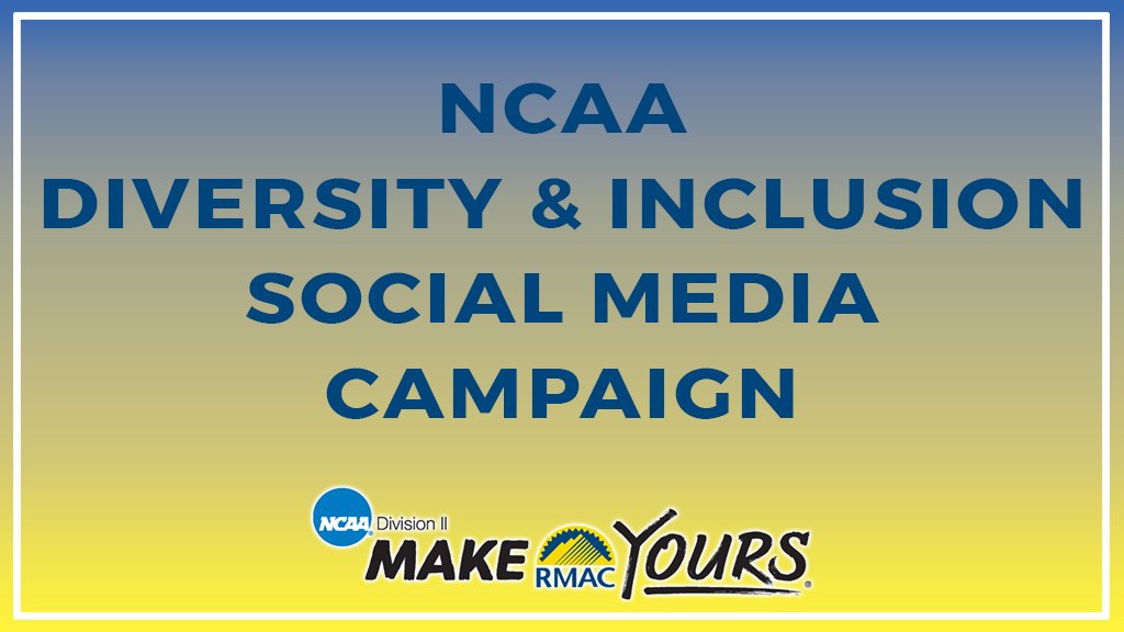 RMAC_SPORTS's tweet photo. @NCAAD Diversity &amp; Inclusion Week is here! 

Each day this week will feature a different theme so stay tuned for what's to come.

D1: More Than an Athlete
D2: Beyond A Label
D3: The Facts
D4: Diversity Is...
D5: I Pledge to...

#NCAAInclusion | #RMACInclusion https://t.co/5Z4ojjoRXf