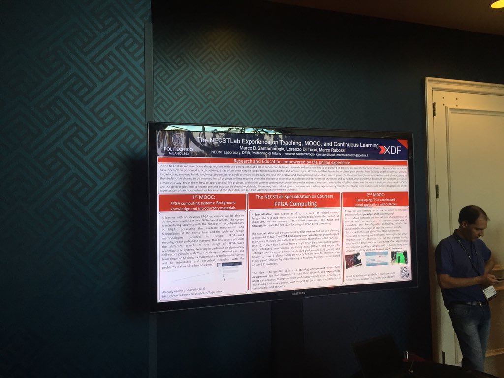 LorenzoDiTucci's tweet photo. #XDF2018 day one, posters from @necstlaboratory @HUGgenomics https://t.co/lNqI6rnnuc