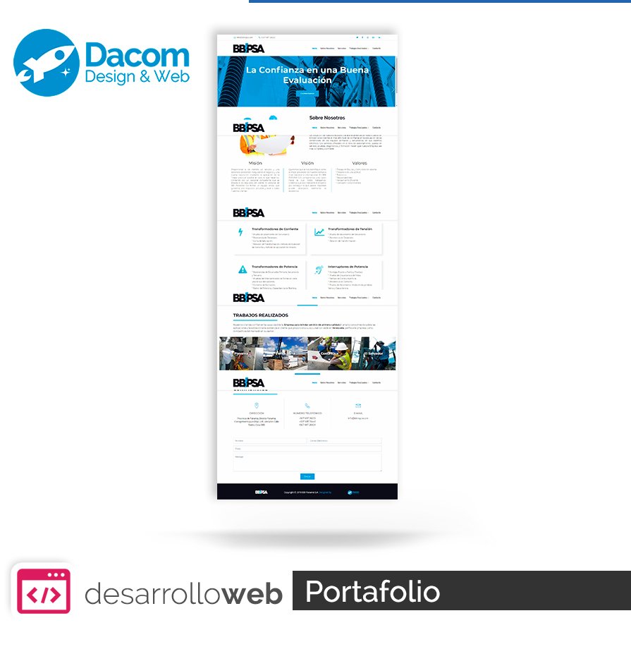 dacomdesign's tweet photo. One page para BBI Panamá la cual se compone por 5 sesiones. 
#DesarrolloWeb #Design https://t.co/Bjxghe8dOk