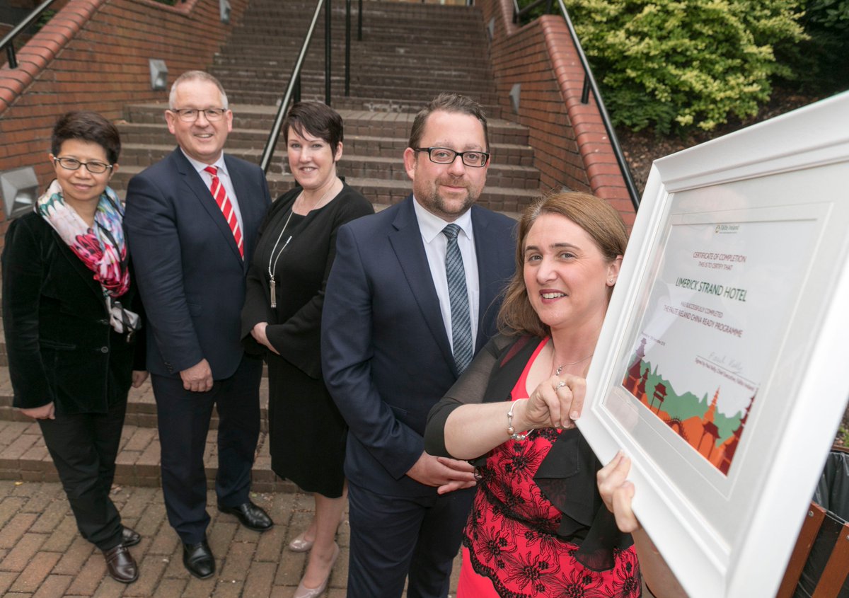 LimerickStrand's tweet photo. We are excited to announce the @LimerickStrand is Limerick’s first hotel to be China Ready! completing @Fáilte_Ireland Get China Ready programme #COTRI Last year, an estimated 70,000 Chinese visitors travelled to Ireland & that number is expected to substantially increase. https://t.co/GmadK6v0tm