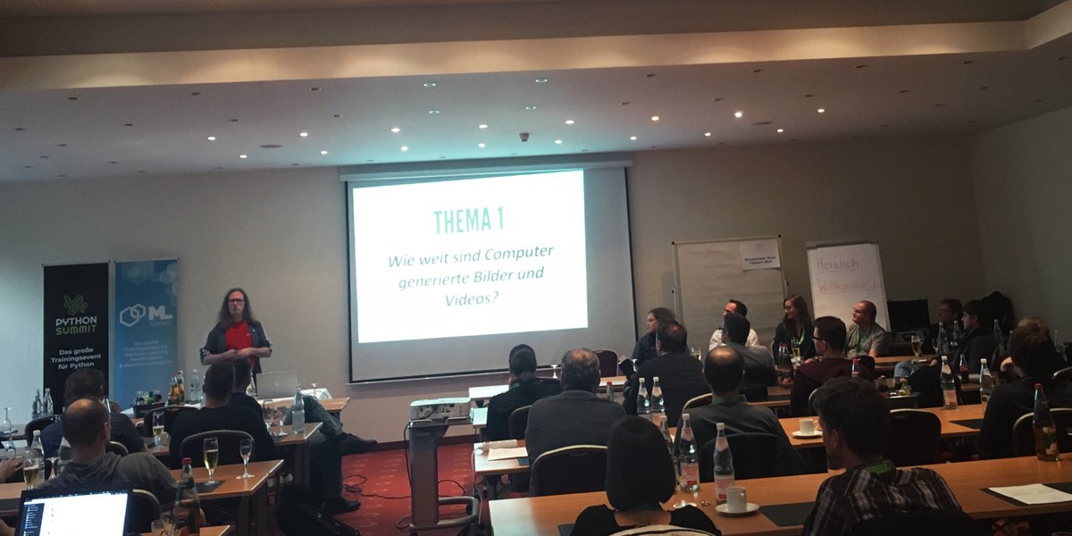 MLSummit_DE's tweet image. Full house beim gemeinsamen #MLSummit_DE & #Python_Summit Speaker Panel zu „#KI - Utopie oder Dystopie“ mit @DJCordhose @s__fischer @VolkerJaenisch @joerg_schad Michael Zickert und Michael Neitzke!