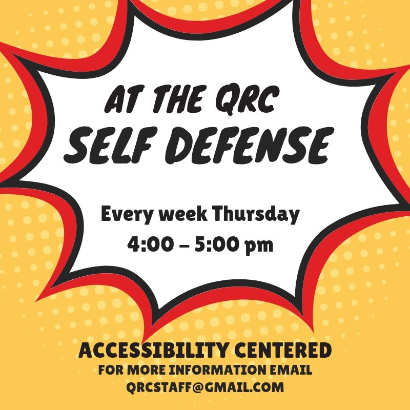 theqrc's tweet photo. We're back! The QRC has lots of exciting programming coming up this month. Be sure to check out these events if you have some time. Also, if you're looking for some #qualitycontent, follow our Instagram @theqrc. https://t.co/nlhPixBN70