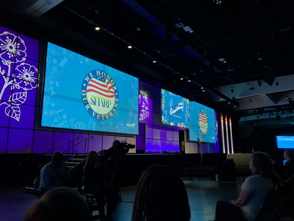 samwise04's tweet image. What an amazing program to honor our veterans who choose @sharphealthcare   #Allstaff18 #SharpShares