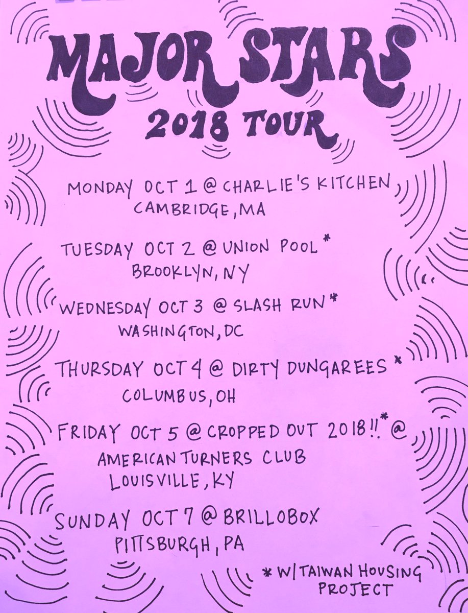 HEY WE DON'T TWEET MUCH BUT TOUR STARTS TODAY!!!