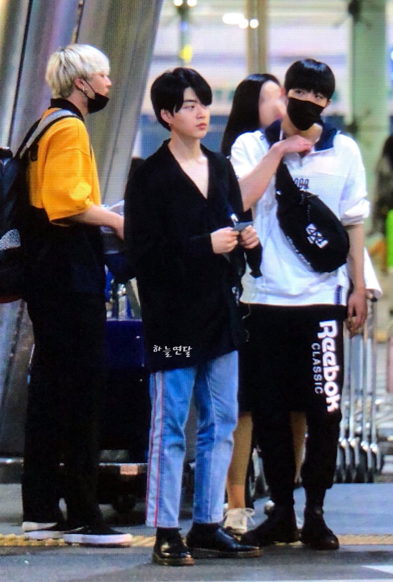 19961021com's tweet photo. 181001 입국 프리뷰

고생해써 민석아( > ◡ < ) 푹 쉬어 💙💜

#바시티 #VARSITY #시월 #XIWEOL 
@varsity_2017 https://t.co/q3DYW9AOcb