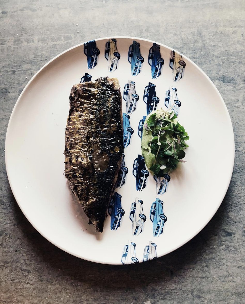 dcspokenenglish's tweet photo. Holy mackerel! Try our mackerel with fermented beet and salted lime relish. Make a reservation: https://t.co/WHlnW6Sqd5 @reserve @thelinehotel #dcspokenenglish https://t.co/XBylheyJZ2