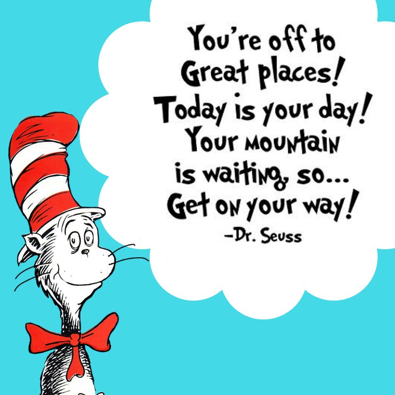 SSHAAdvising's tweet photo. SSHA Advising hopes you have a wonderful start to the week! #MotivationalMonday #DrSeuss #SSHAAdvising #SSHAwesome https://t.co/ESFMPutSKf