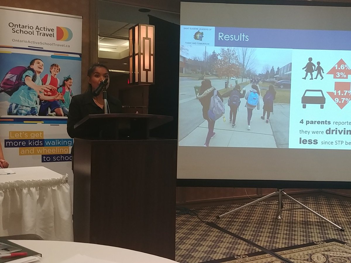 TheHEALab's tweet photo. Learning from students how they helped to lead the school travel planning process in the @TCDSB at #OASTS2018. We need to continue engaging students for lasting impact! @SW_PublicHealth @MLHealthUnit @mybigyellowbus https://t.co/G5MhxcX9I0