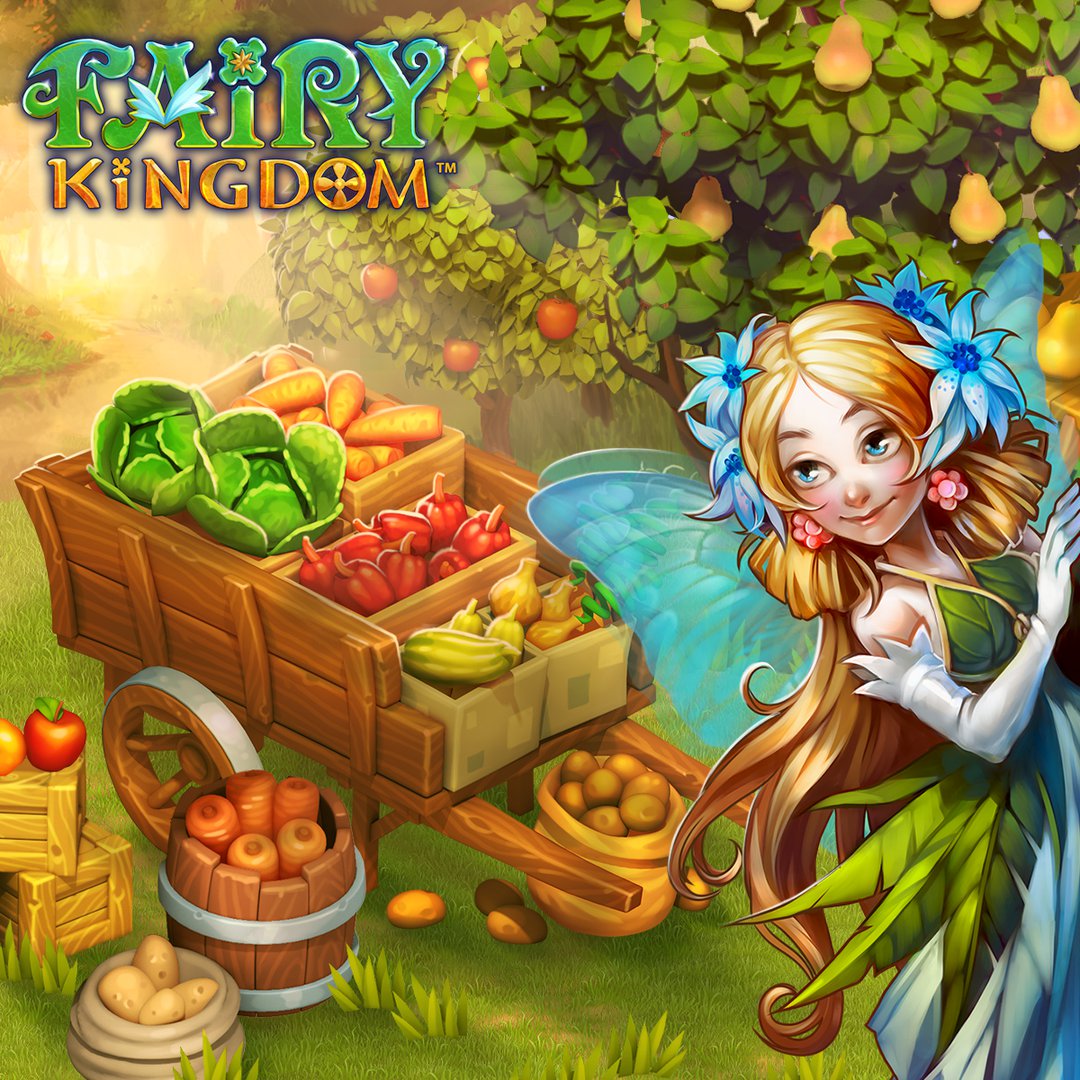 FairyKingdomHD's tweet photo. Rulers! 📣 Quest «Fruits and Veggies» is available again from level 15! 🌱 Everything is ripe and ready to be eaten! Help Fairy collect ✅ the harvest!
😱 If you didn’t get this quest last year, hurry, this is a great chance to complete it! #gamegarden #fairykingdom #fkgame https://t.co/1FGSZrgRo5