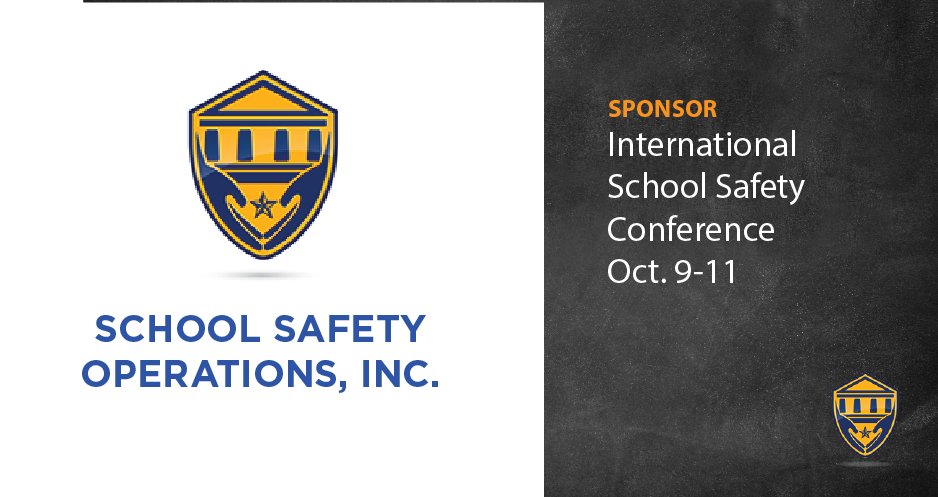 SchoolSafetyOps's tweet image. Gold Sponsor: @SchoolSafetyOps: School emergency management with a practical approach, balancing compliance and thorough preparation.  schoolsafetyops.com Conference Information: internationalschoolsafety.org #thankyou #schoolsafety #ISSI