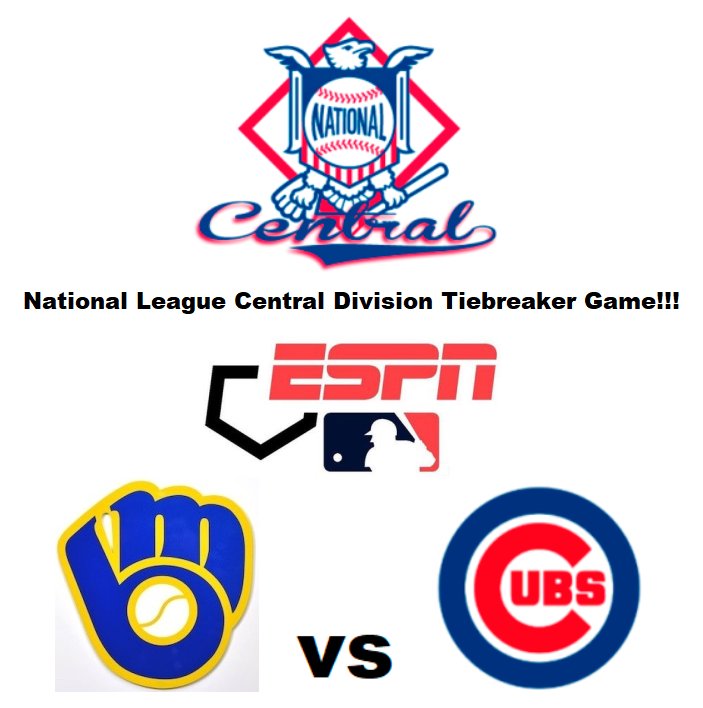 PAsports_RW's tweet photo. It's Tiebreaker Monday!!! #LetsGoCubs #GoCubsGo #WeAreGood #EverybodyIn #Take18 #ThatsCub #Game163 #NLCentral #MILvsCHC #MLBonESPN @Lulucubs @bethparker23 @Josiette77 @jen172334 @Jenndel524 @Michaelbleedblu @jtdavenport83 @Cubs_Fanpage @Cubskickass100 @buckeye_chell @byjordanowen https://t.co/QG6OodZYPk