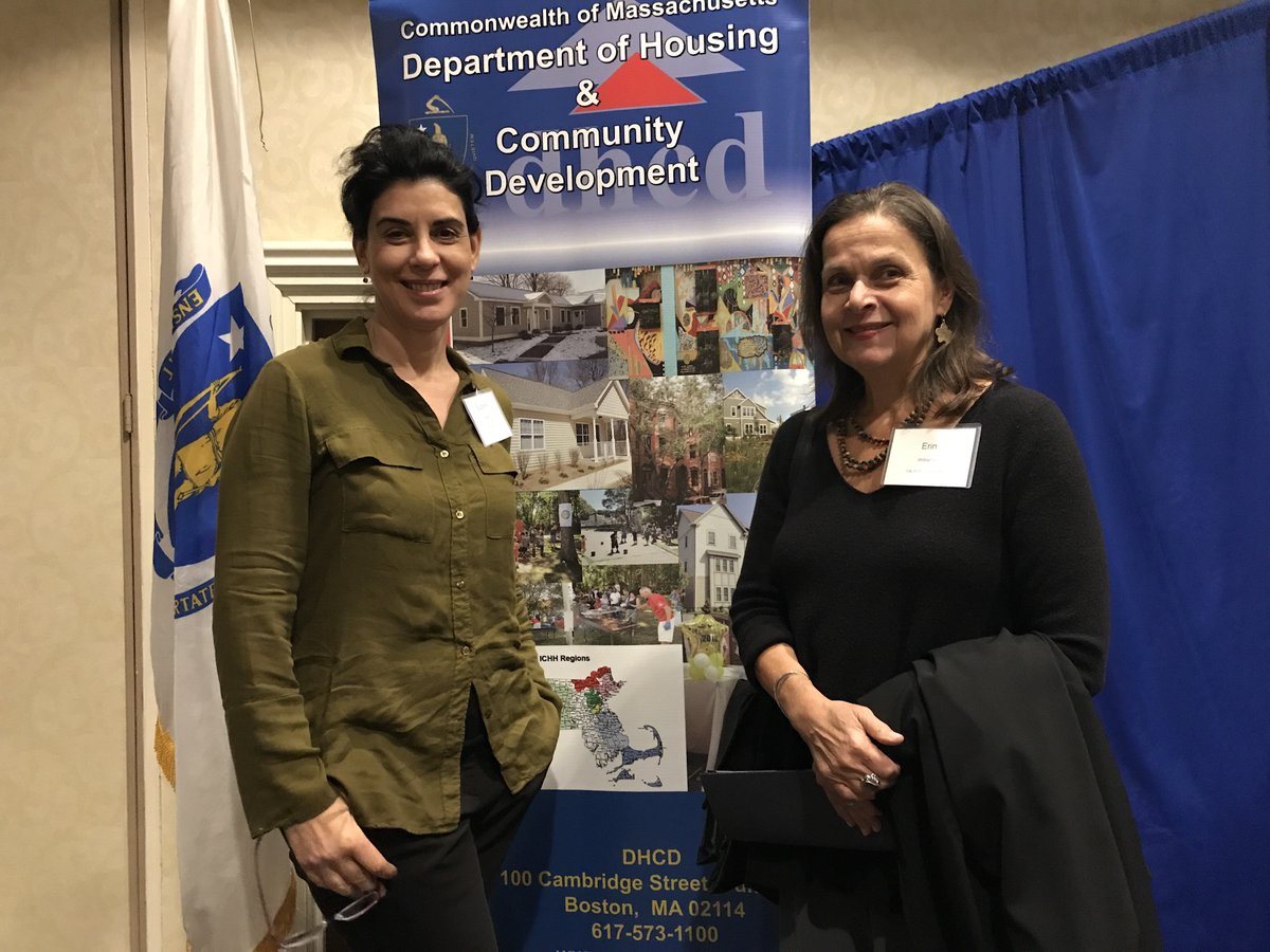 Here at 2018 Downtown Summit with a full agenda on topics important for the vitality of downtowns. Here is the Town if Montague’s Suzanne LoMonto  who is giving a presentation on arts and culture. Pictured with Worcester’s cultural development officer, Erin Williams