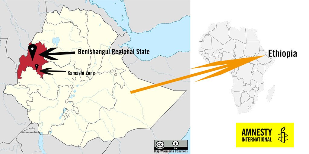 AmnestyEARO's tweet photo. #Ethiopia: We call on the government to investigate the killing of at least 40 people in Kamashi Zone, Benishangul and bring to justice those responsible for killings and assassination of 4 Zone officials during the conflict. Cc @fitsumaregaa https://t.co/b4jE5bymJY