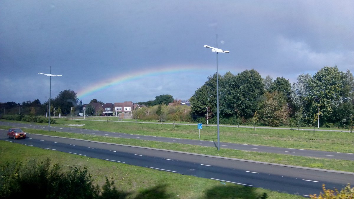 Dit was echt de breedste #regenboog die ik ooit heb gezien!