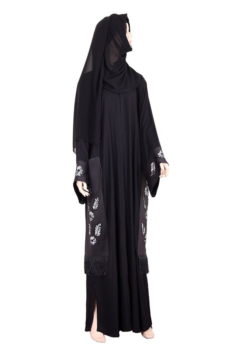 abaya with side pockets