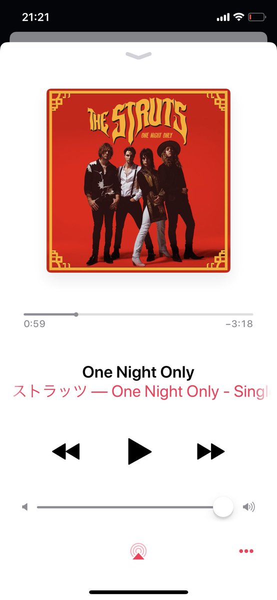 Iyuya0707's tweet photo. 珍しく体調崩して仕事の進みもイマイチで気分も落ち気味だったんだけど、風呂で何となく聴き始めたら感動で鳥肌が立ちっぱなしなバンドに出逢えたから今日はいい一日だったかも
#THE_STRUTS https://t.co/TbCQyZoXQw
