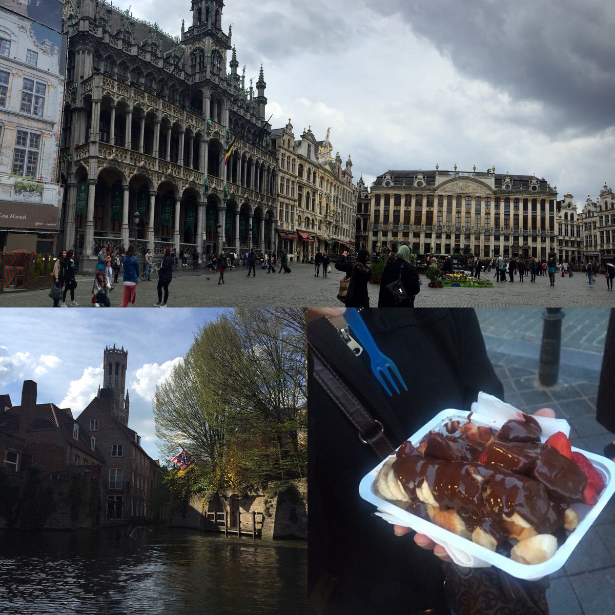 Chimeratravel's tweet photo. Happy Monday. For some Monday #travel Motivation, can you name the country where we are here? If you can tell what I'm eating with an incredibly tiny fork in the one, that might help! #MondayMotivation #travelphotos #destination https://t.co/Y00DsjAZ5f