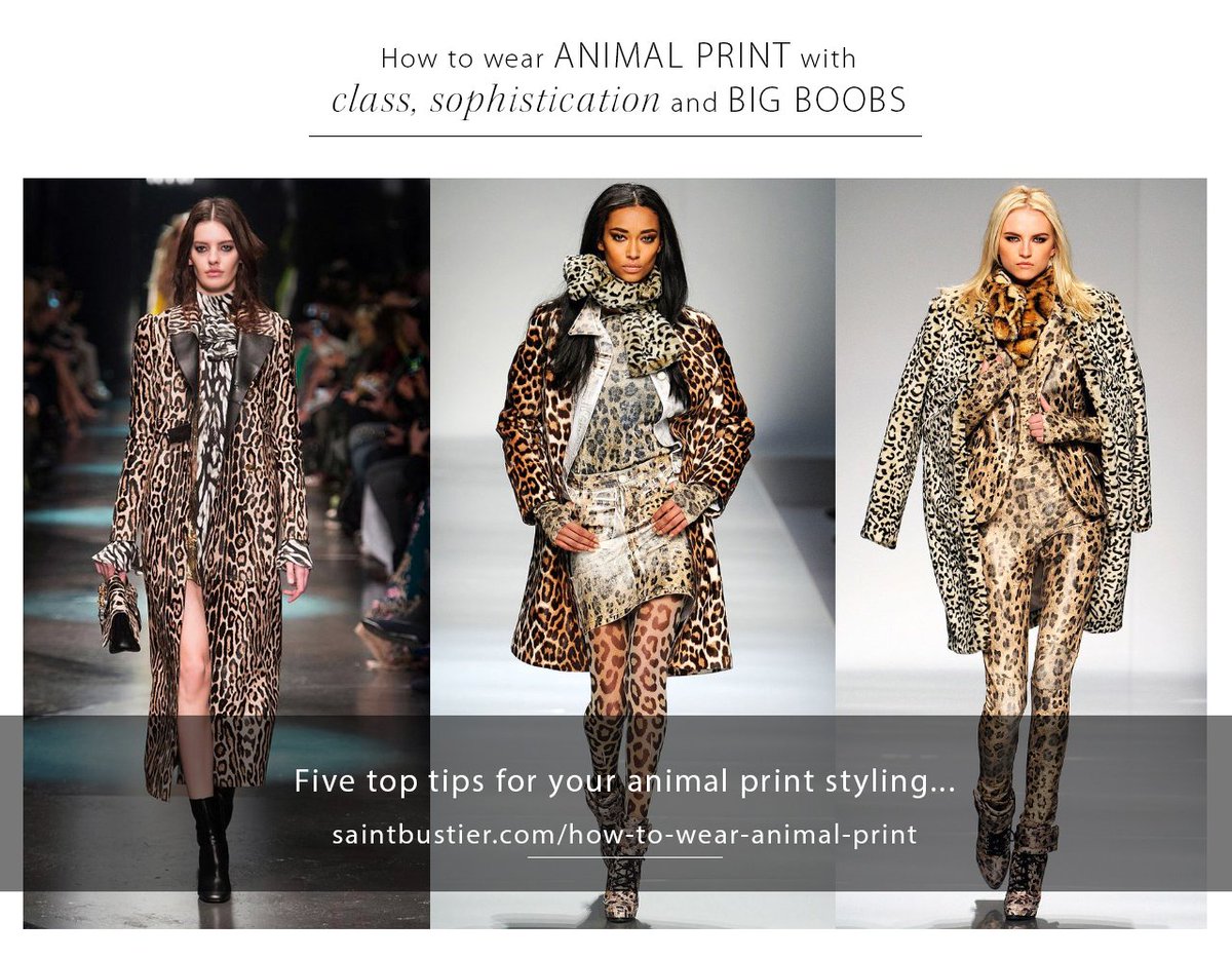 StBustier's tweet photo. How to wear animal print with class &amp; sophistication! #animalprint #leopardprint #fashiontips #fashionblogger Read More: https://t.co/hN7nScMR02 https://t.co/CDf9jIUqXE