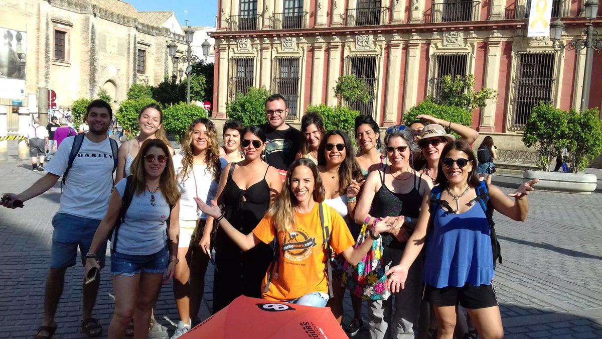 Perfect freetours! Thanks for trusting us! #spain #portugal #beautifuldestinations #travel #traveling #traveller #travelworld #travelphoto#free #freewalkingtours #sevilla #seville #freetour #guidedtour #got #holidays #lovetravel #lovesevilla #tapas #flamenco #daytrips