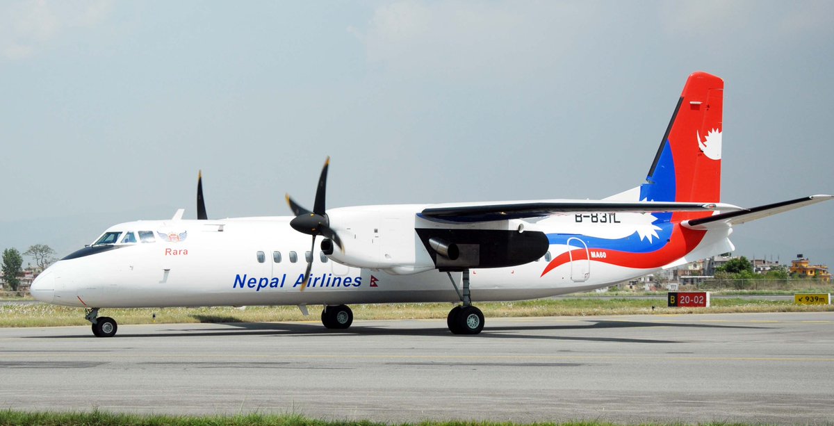 sushbhattarai's tweet photo. The Nepali national flag carrier @NepalAirlinesRA has announced to operate #China made two 17-seater #Y12e and two 58-seater #MA-60 along with two 19-seater #TwonOtterDHC6 aircraft for coming #Dashain festival. #Nepal #Aviation #AvGeek #VisitNepal2020 https://t.co/toc2PmJQWG