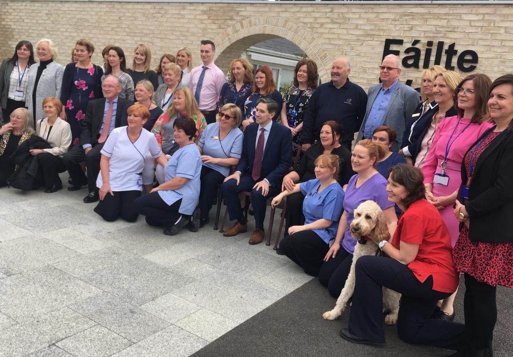 SimonHarrisTD's tweet photo. Re-opened St Brigid’s Hospice in the Curragh today. Expanded facility to care for the community. Incredible place. We have increased palliative care beds by 50% over the last 5 years. Need to increase by a further 50% over next 5 years https://t.co/egZebRNTIK