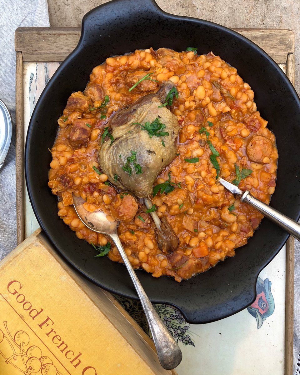 Yesterday’s comforting #cassoulet, the perfect #autumn #SundayLunch. Well worth the effort.