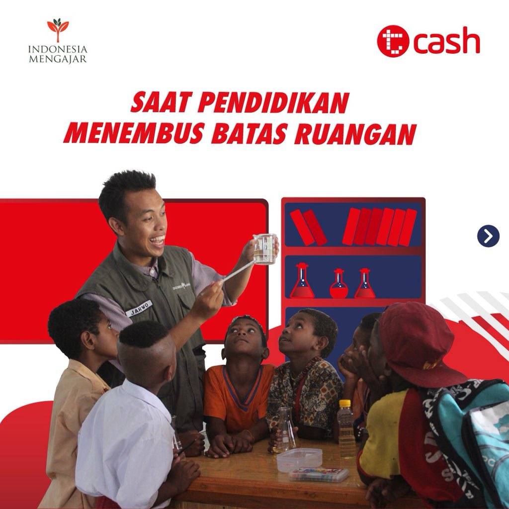Ind_Mengajar's tweet image. Saat pendidikan menembus batas ruang, Disinilah sosok Pengajar Muda hadir untuk anak-anak yang berusaha meraih impiannya. Yuk, bantu wujudkan misi para Pengajar Muda dengan ikutan Iuran Publik #pakeTCASH. Sekarang, semua bisa #pakeTCASH! @tcash_id
.
.
#IndonesiaMengajar