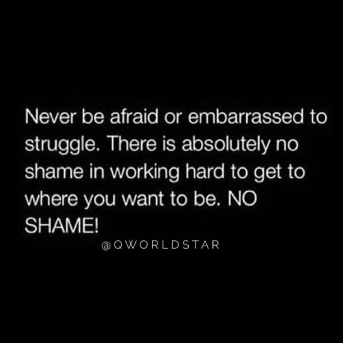 WORLDSTAR's tweet photo. “Judging yourself &amp; overthinking only slows down your process...everyone started somewhere...just keep believing...” 💯  @QWorldstar https://t.co/aT8F4nuU8J