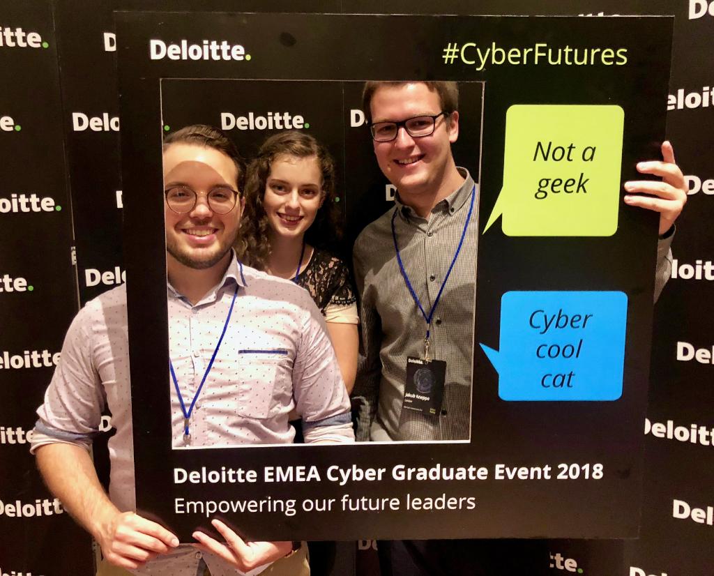DeloitteNL's tweet photo. Deloitte’s #CyberFutures themed event gathered 170 junior #Cyber Risk Professionals from 16 countries in London last week. https://t.co/tjhqGHvI7C https://t.co/GmdMM5RoXg